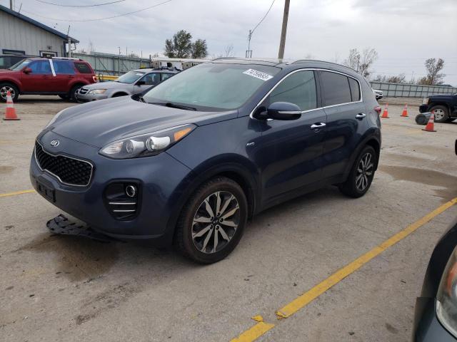 KNDPNCACXH7152042 - 2017 KIA SPORTAGE EX BLACK photo 1