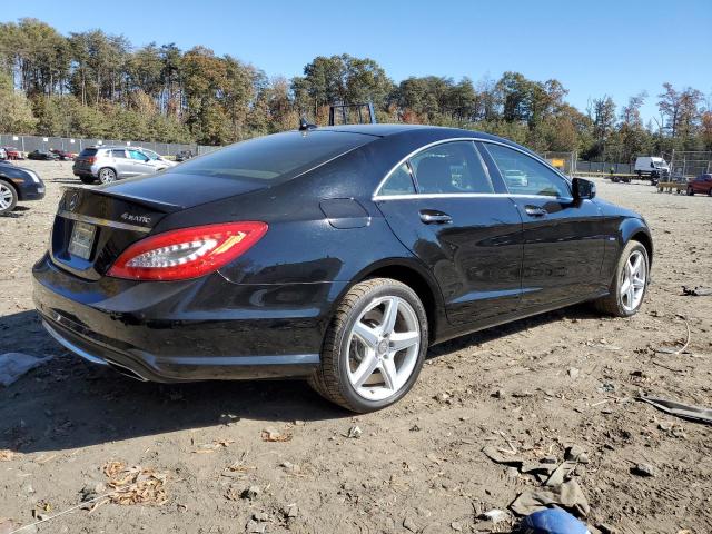 WDDLJ9BB8CA030235 - 2012 MERCEDES-BENZ CLS 550 4MATIC BLACK photo 3