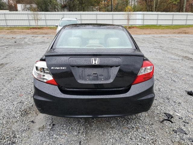 19XFB2F52CE095904 - 2012 HONDA CIVIC LX BLACK photo 6