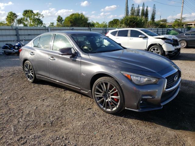 JN1FV7AR2KM800220 - 2019 INFINITI Q50 RED SPORT 400 GRAY photo 4