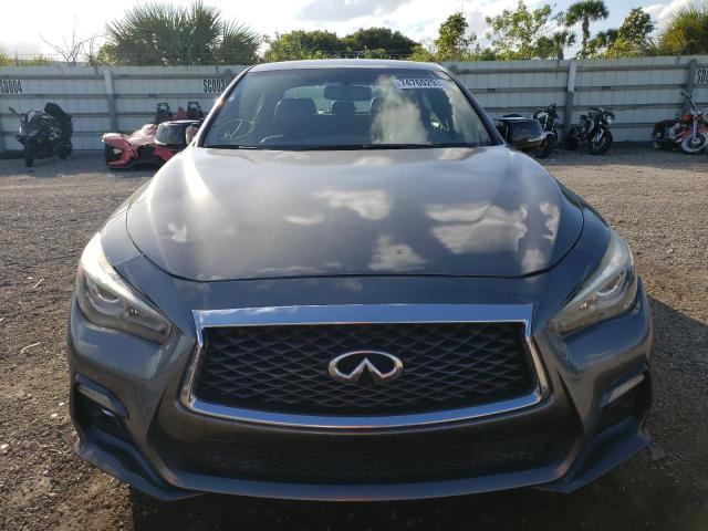 JN1FV7AR2KM800220 - 2019 INFINITI Q50 RED SPORT 400 GRAY photo 5