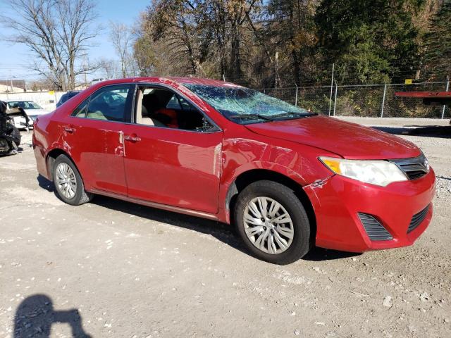 4T4BF1FK4CR205051 - 2012 TOYOTA CAMRY BASE RED photo 4