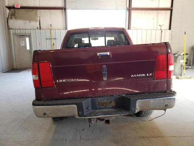 5LTPW18506FJ03750 - 2006 LINCOLN MARK LT BURGUNDY photo 6