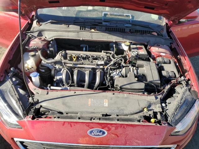 3FA6P0G73LR106896 - 2020 FORD FUSION S RED photo 11