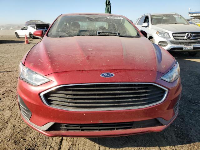 3FA6P0G73LR106896 - 2020 FORD FUSION S RED photo 5