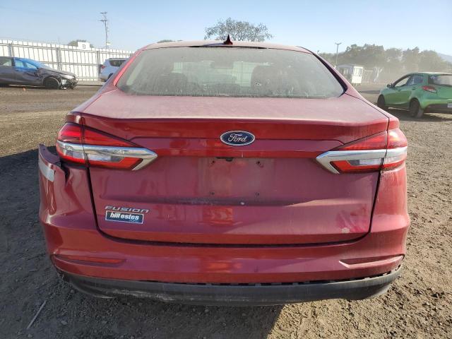 3FA6P0G73LR106896 - 2020 FORD FUSION S RED photo 6
