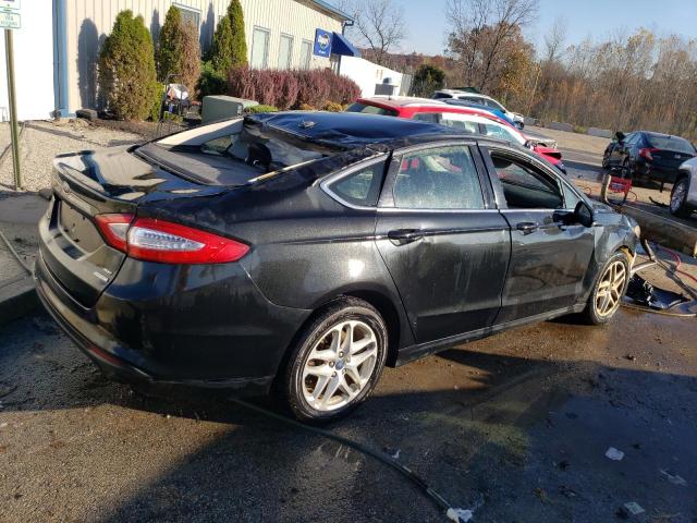 3FA6P0HR1DR348071 - 2013 FORD FUSION SE BLACK photo 3