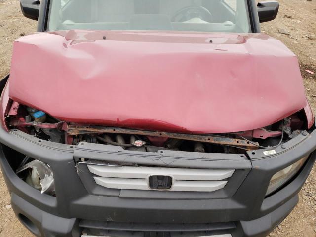 5J6YH28387L013474 - 2007 HONDA ELEMENT LX RED photo 11