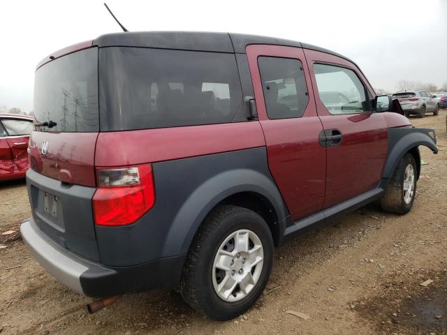 5J6YH28387L013474 - 2007 HONDA ELEMENT LX RED photo 3