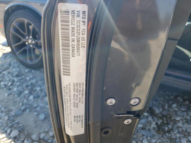 2C3CDZFJ3MH586477 - 2021 DODGE CHALLENGER R/T SCAT PACK GRAY photo 12
