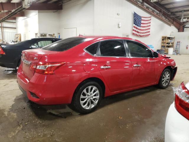 3N1AB7AP8JL617365 - 2018 NISSAN SENTRA S RED photo 3