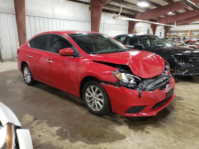 3N1AB7AP8JL617365 - 2018 NISSAN SENTRA S RED photo 4