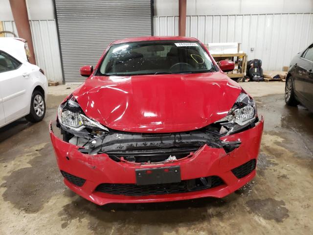 3N1AB7AP8JL617365 - 2018 NISSAN SENTRA S RED photo 5