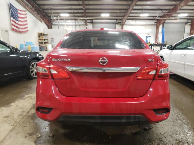 3N1AB7AP8JL617365 - 2018 NISSAN SENTRA S RED photo 6