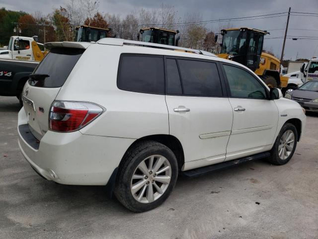 JTEEW44A092030501 - 2009 TOYOTA HIGHLANDER HYBRID LIMITED WHITE photo 3