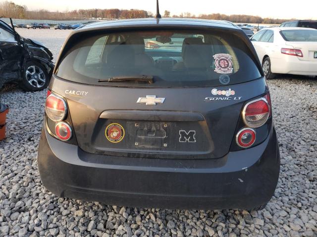 1G1JC6SH1D4207022 - 2013 CHEVROLET SONIC LT GRAY photo 6