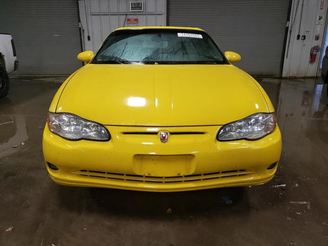 2G1WX15K529308868 - 2002 CHEVROLET MONTE CARL SS YELLOW photo 5