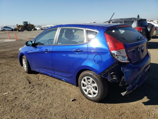 KMHCT5AE6EU168412 - 2014 HYUNDAI ACCENT GLS BLUE photo 2