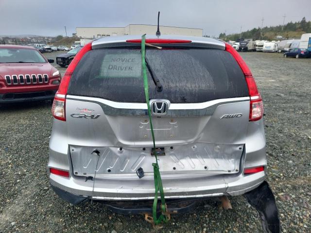 2HKRM4H32FH130536 - 2015 HONDA CR-V LX SILVER photo 6