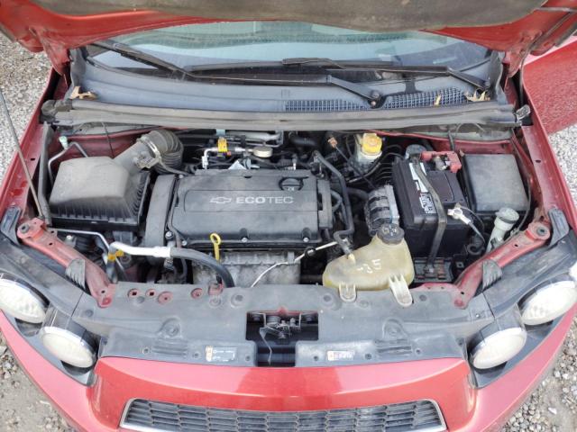 1G1JA5SH2D4216876 - 2013 CHEVROLET SONIC LS 红色 照片 11