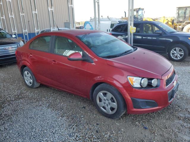 1G1JA5SH2D4216876 - 2013 CHEVROLET SONIC LS 红色 照片 4