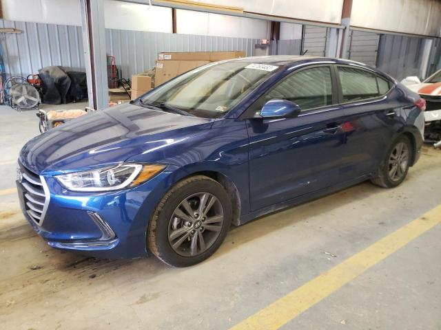 5NPD84LF4JH401251 - 2018 HYUNDAI ELANTRA SEL BLUE photo 1