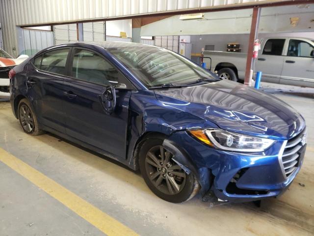 5NPD84LF4JH401251 - 2018 HYUNDAI ELANTRA SEL BLUE photo 4