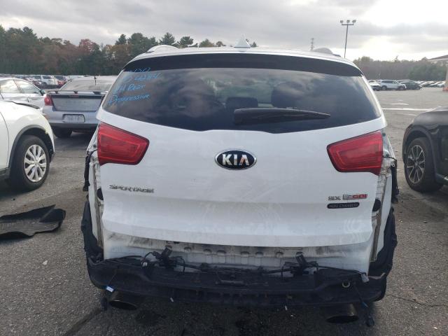 KNDPCCA64E7658574 - 2014 KIA SPORTAGE SX WHITE photo 6