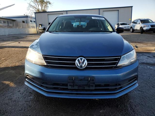 3VW167AJ4GM303967 - 2016 VOLKSWAGEN JETTA S BLUE photo 5