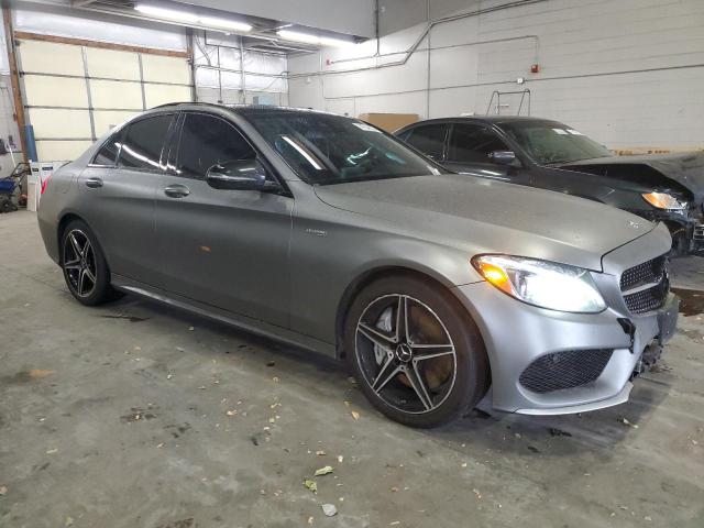 55SWF6EB1JU256655 - 2018 MERCEDES-BENZ C 43 4MATIC AMG GRAY photo 4