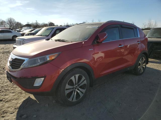 KNDPCCA21C7201022 - 2012 KIA SPORTAGE EX RED photo 1