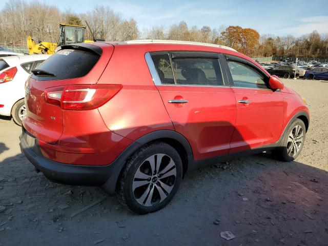 KNDPCCA21C7201022 - 2012 KIA SPORTAGE EX RED photo 3