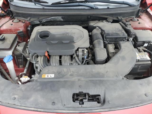 5NPE24AFXHH506444 - 2017 HYUNDAI SONATA SE RED photo 11