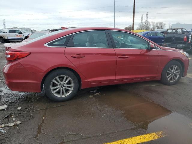 5NPE24AFXHH506444 - 2017 HYUNDAI SONATA SE RED photo 3