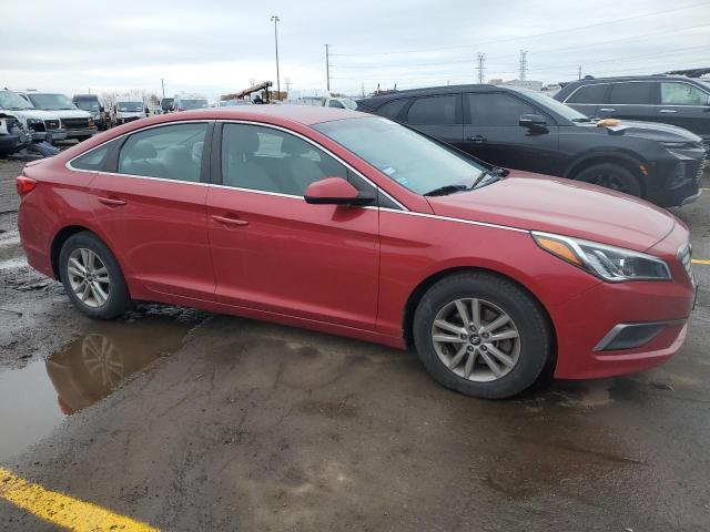 5NPE24AFXHH506444 - 2017 HYUNDAI SONATA SE RED photo 4