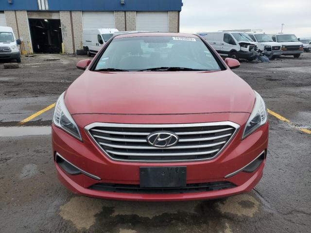 5NPE24AFXHH506444 - 2017 HYUNDAI SONATA SE RED photo 5