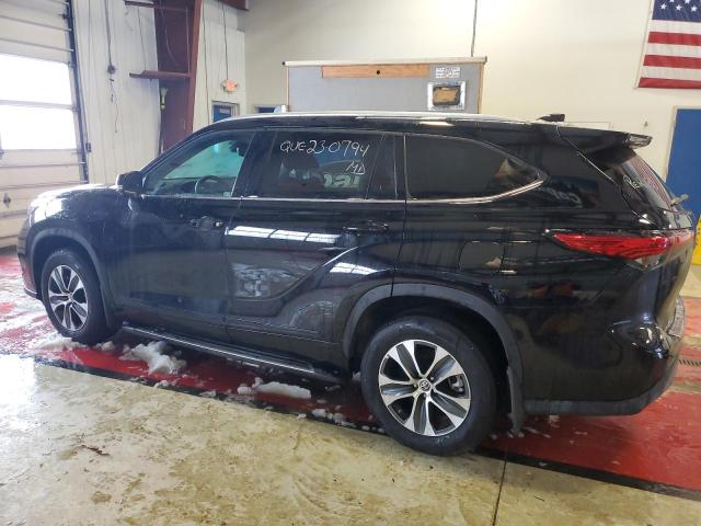 5TDGZRBH7NS565717 - 2022 TOYOTA HIGHLANDER XLE BLACK photo 2