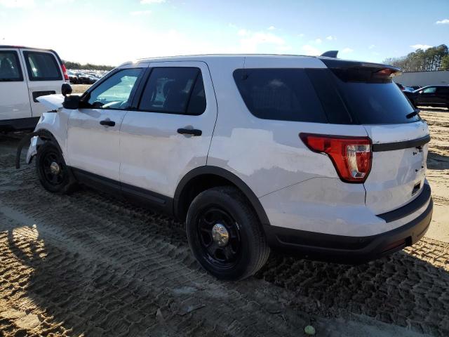 1FM5K8AR0JGC43260 - 2018 FORD EXPLORER POLICE INTERCEPTOR WHITE photo 2