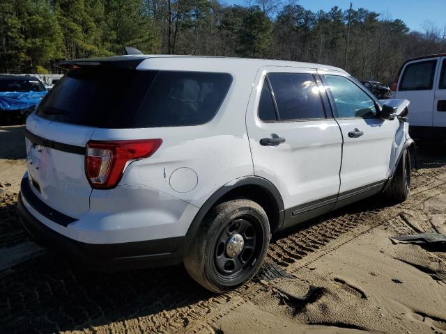 1FM5K8AR0JGC43260 - 2018 FORD EXPLORER POLICE INTERCEPTOR WHITE photo 3