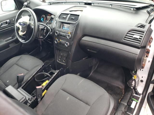 1FM5K8AR0JGC43260 - 2018 FORD EXPLORER POLICE INTERCEPTOR WHITE photo 8