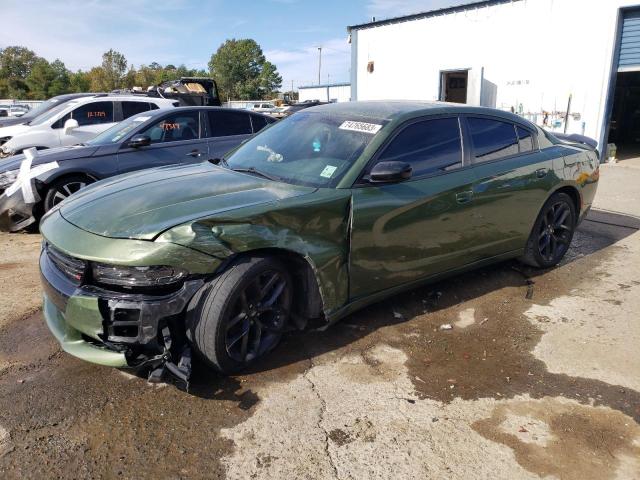 2C3CDXBGXMH533628 - 2021 DODGE CHARGER SXT GREEN photo 1