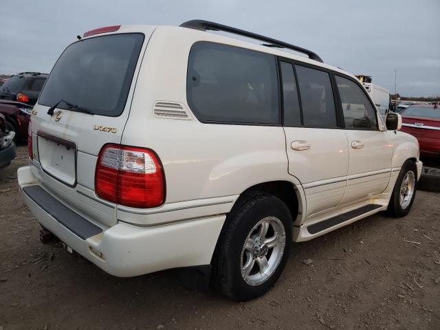 JT6HT00W7Y0125398 - 2000 LEXUS LX 470 WHITE photo 3