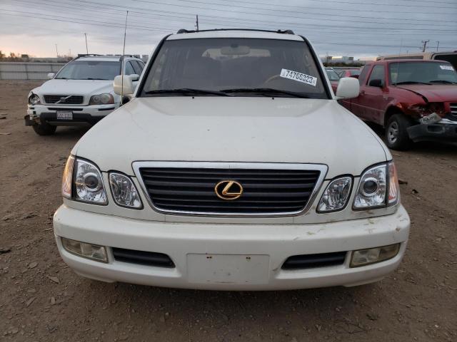 JT6HT00W7Y0125398 - 2000 LEXUS LX 470 WHITE photo 5