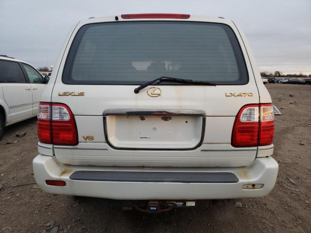 JT6HT00W7Y0125398 - 2000 LEXUS LX 470 WHITE photo 6