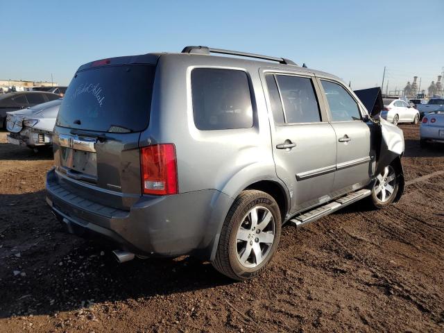 5FNYF3H93CB029049 - 2012 HONDA PILOT TOURING GRAY photo 3