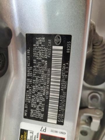 4T1BF1FK1HU616585 - 2017 TOYOTA CAMRY XLE LE SILVER photo 12