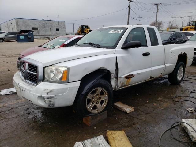 1D7HE42K66S671007 - 2006 DODGE DAKOTA SLT WHITE photo 1