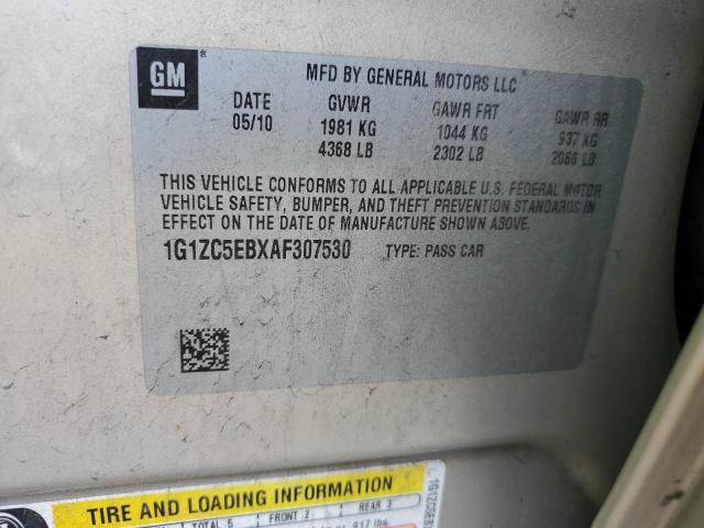 1G1ZC5EBXAF307530 - 2010 CHEVROLET MALIBU 1LT 棕色 照片 13