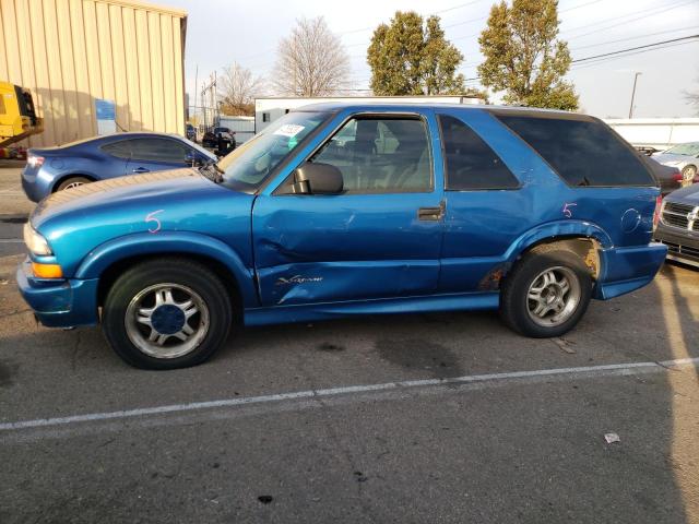 1GNCS18WX1K234701 - 2001 CHEVROLET BLAZER BLUE photo 1