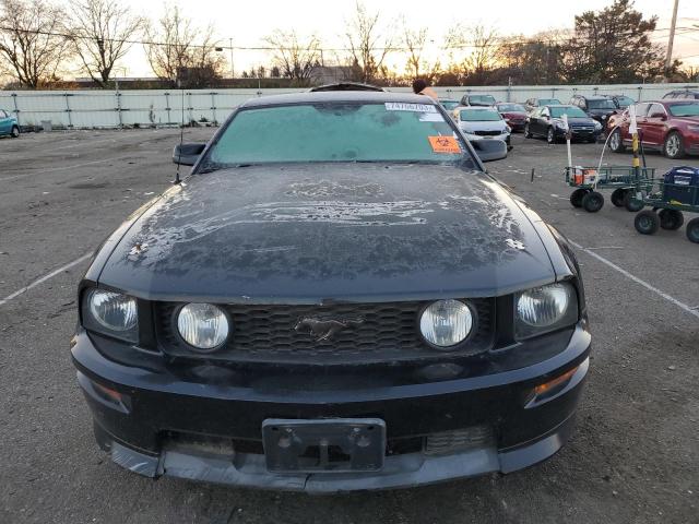 1ZVHT82H575241641 - 2007 FORD MUSTANG GT BLACK photo 5